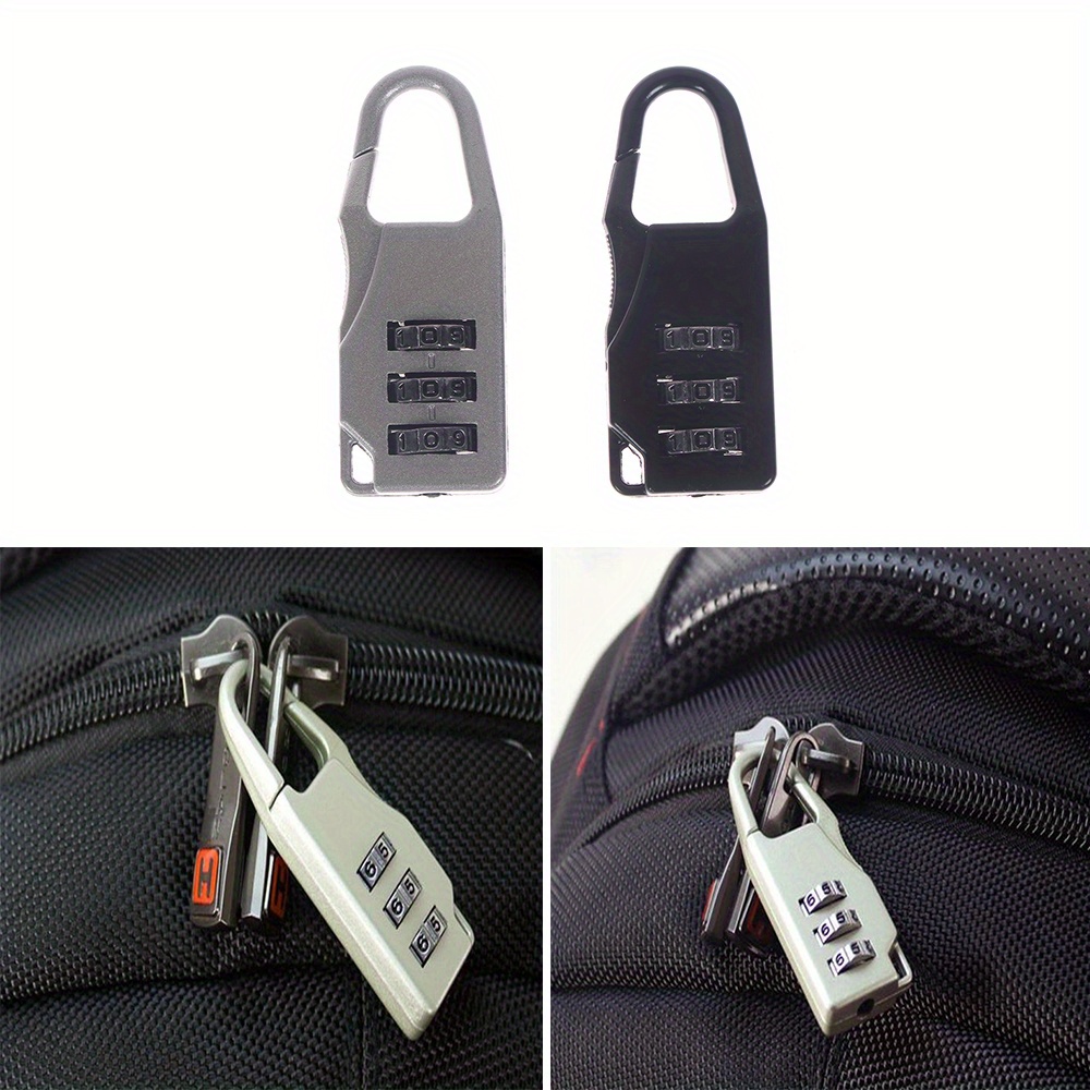 Travel Accessories Gift Set - 5Pcs/Lot Mini Travel Padlock Aluminum Alloy