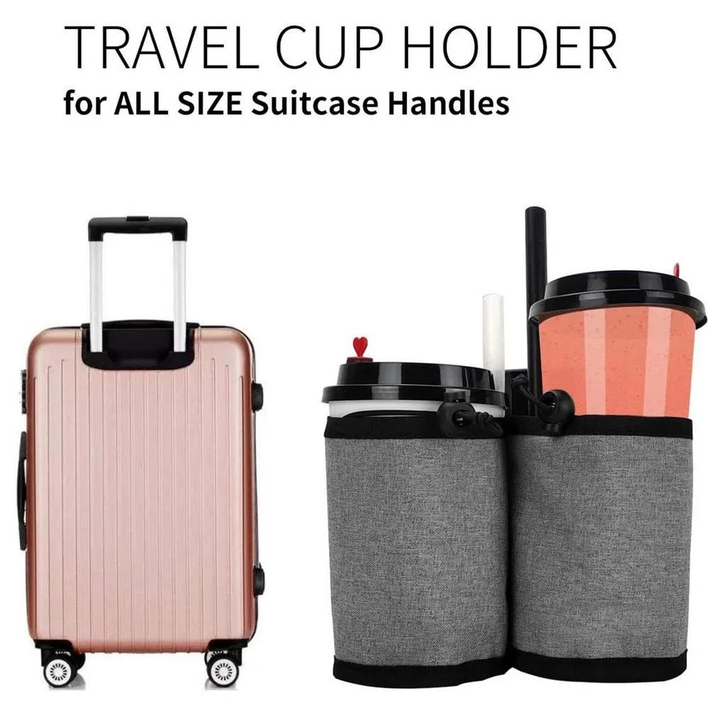 Travel Accessories Logo - New Luggage Handle Water Bottle Holder
