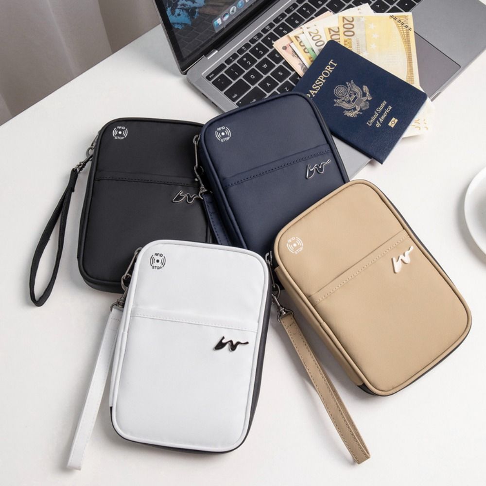 Travel Accessories For Plane - Portable Polyester Card Case Large Capacity