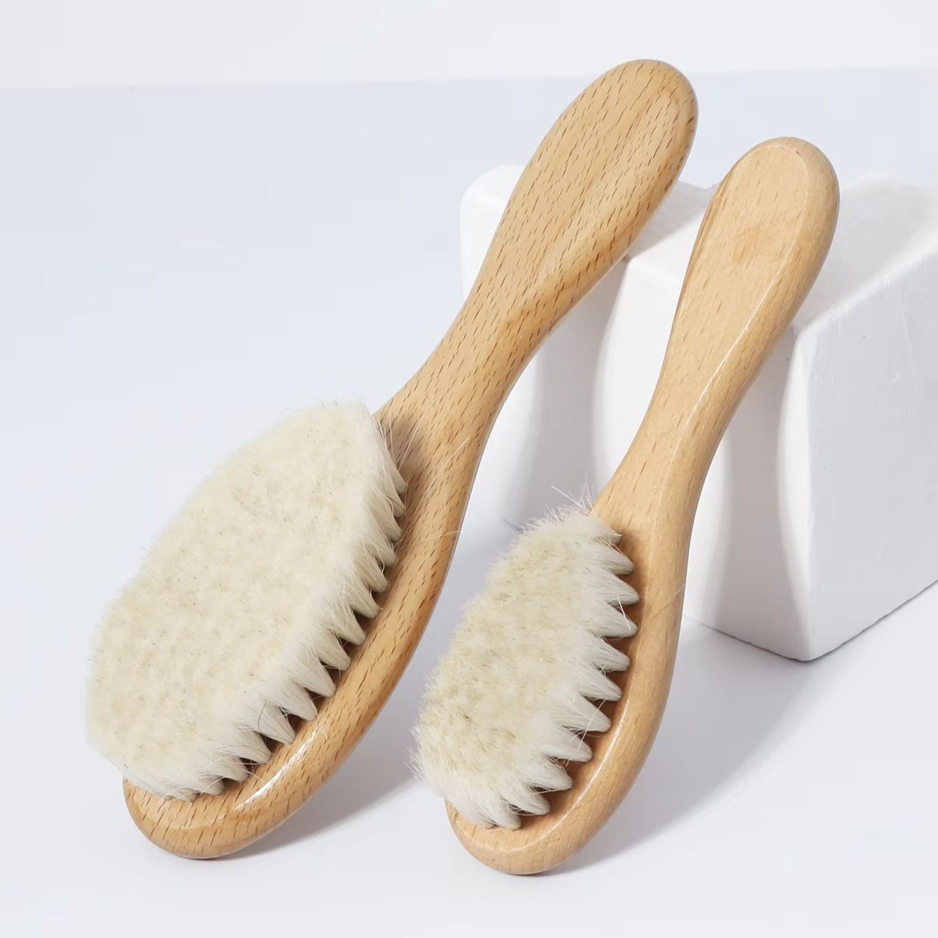 Travel Accessories Essentials - Wooden Ultra Soft Goat Hair Brush