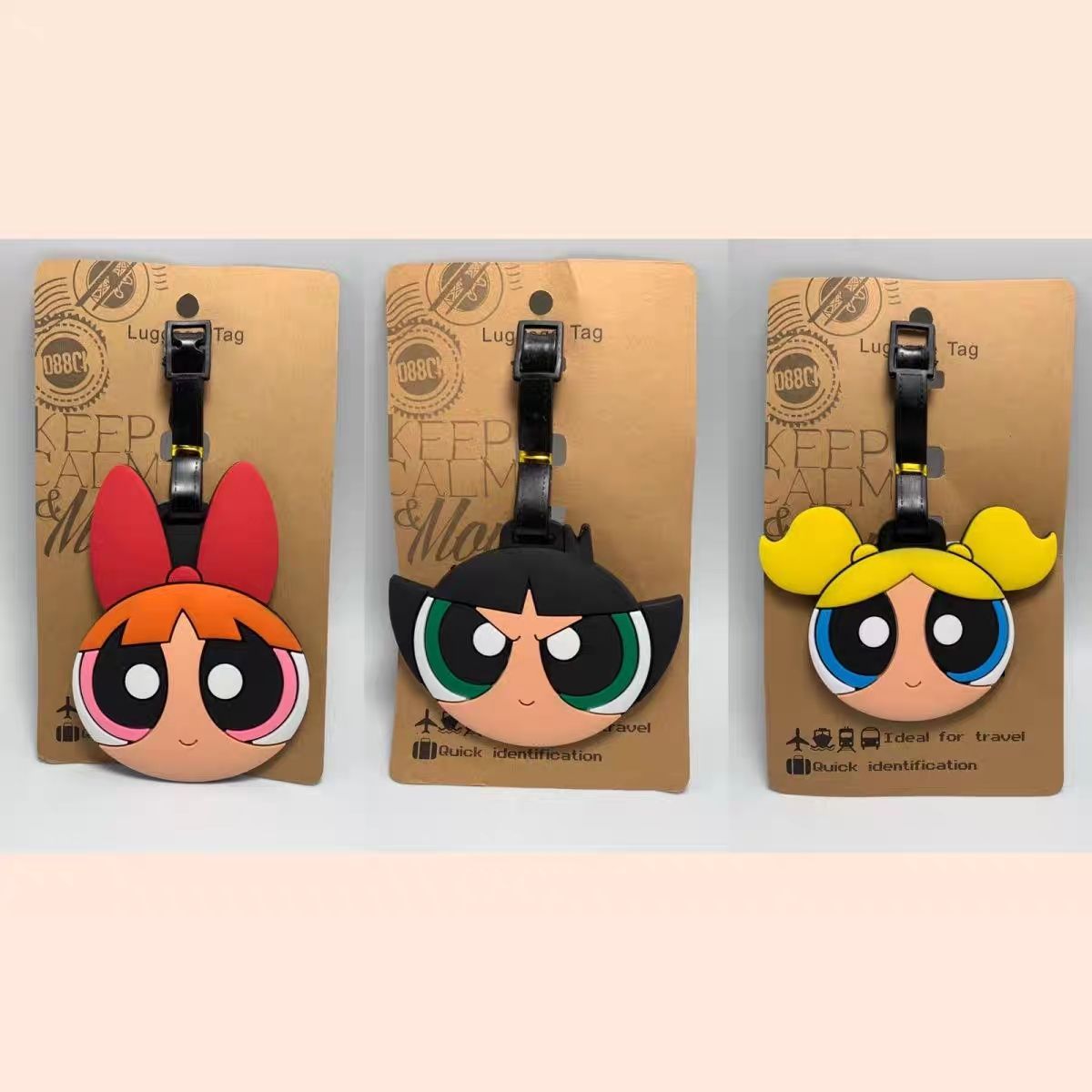 Travel Accessories Gifts - Anime The Powerpuff Girls Bag Pendant