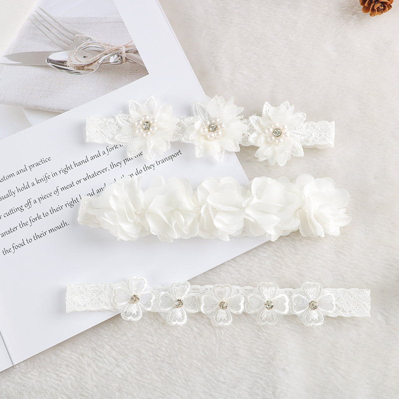 Travel Accessories For 2 Year Old - Baby Headband Flower Bows Crown Headbands