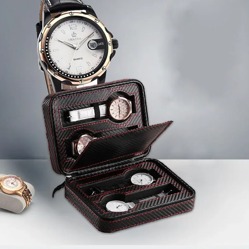 Accessories Travel Jewelry Box - 4-Slot Portable Watch Storage Box Travel