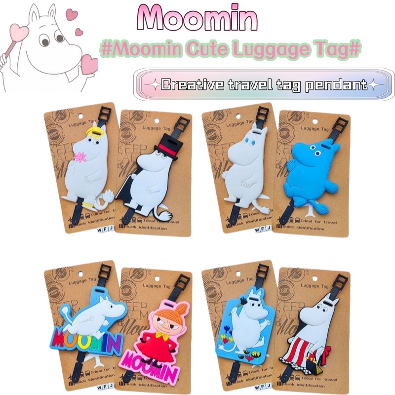 Travel Accessories Gear - Cartoon Anime Little Chubby Moomin Boarding
