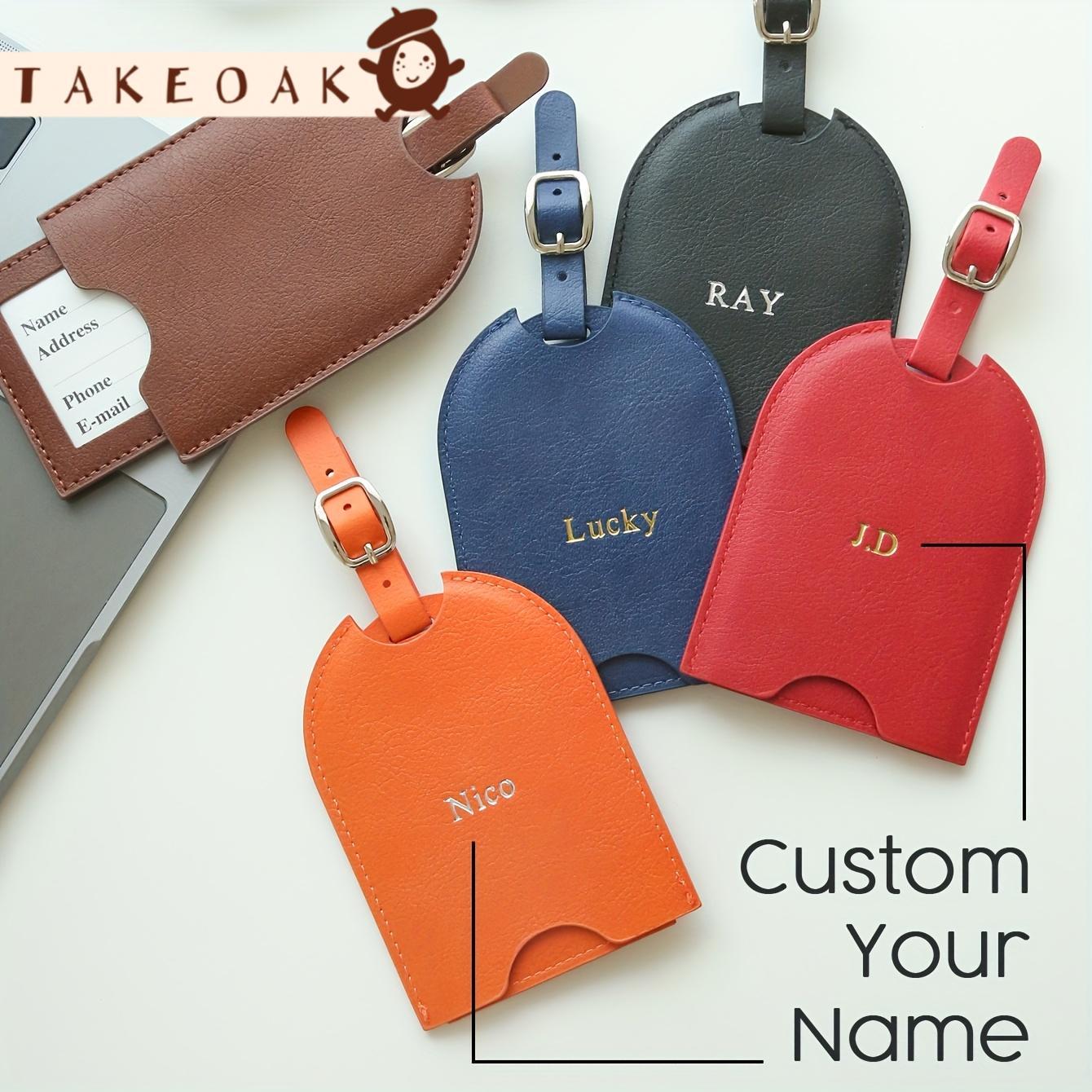 Travel Accessories Present - Custom Name Gold Silver Hot Stamping