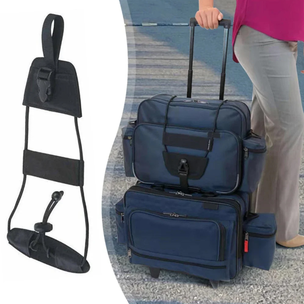Travel Accessories Luggage Straps - Travel Luggage Connecting Strap, Heavy Duty