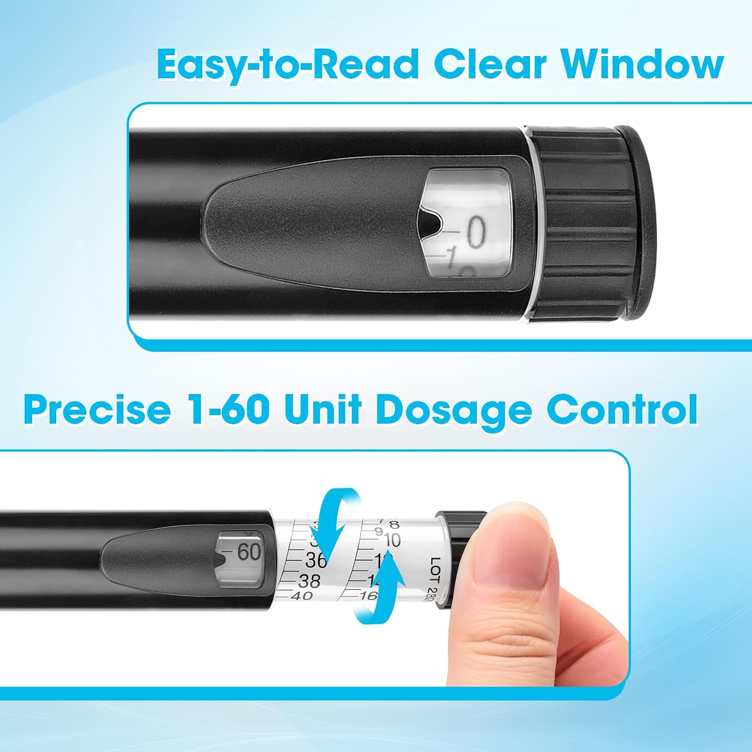 60 Units Peptide Pen Injector  - Travel Accessories Essentials 评论和价格