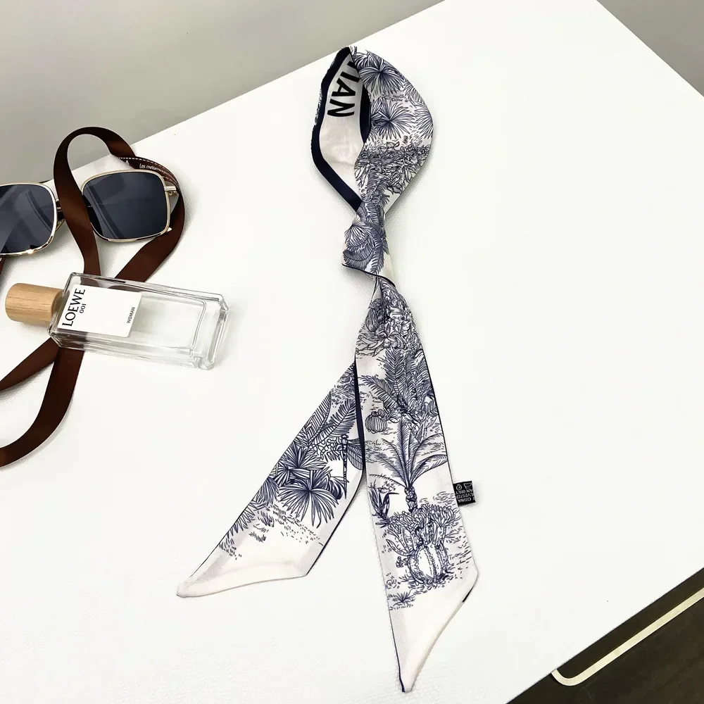 Extended Ribbon Scarf, Silk Ha - Travel Accessories Gifts 评论和价格