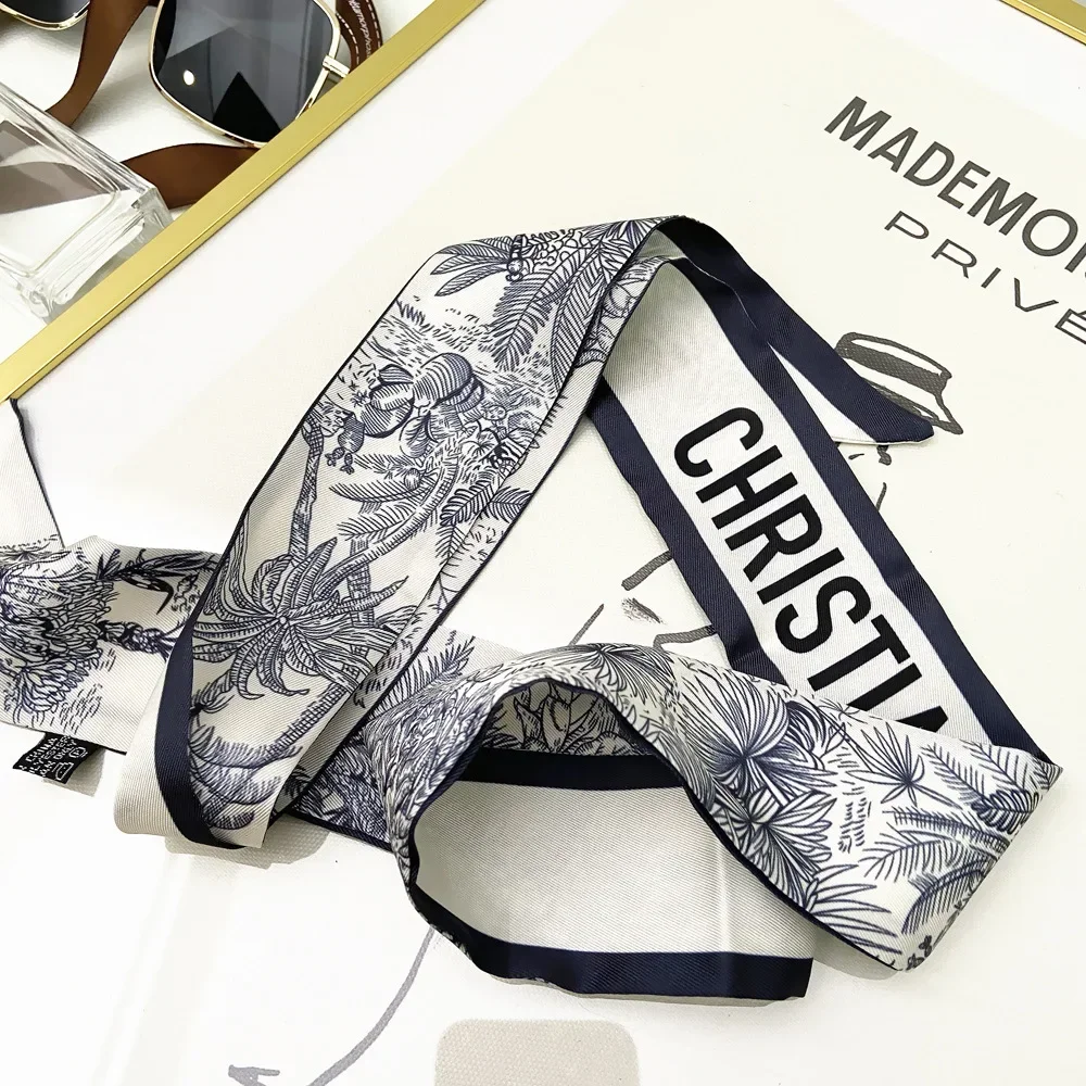 Extended Ribbon Scarf, Silk Ha - Travel Accessories Gifts 评论和价格