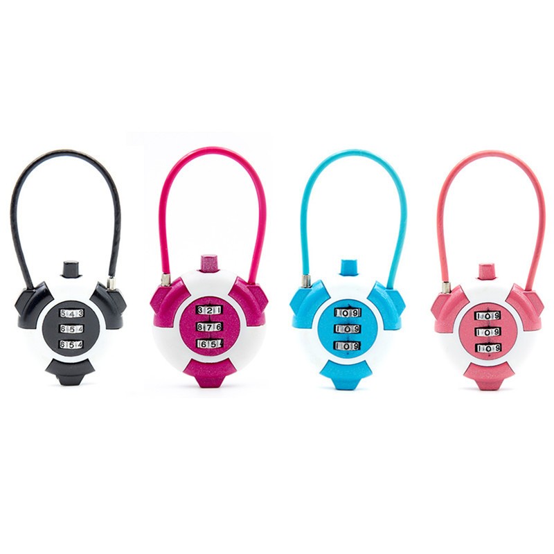 3 Digit Combination Cable Lock - Cable Lock Combination 评论和价格
