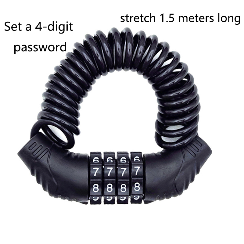Portable Password Wire Anti-Th - Cable Lock Combination 评论和价格