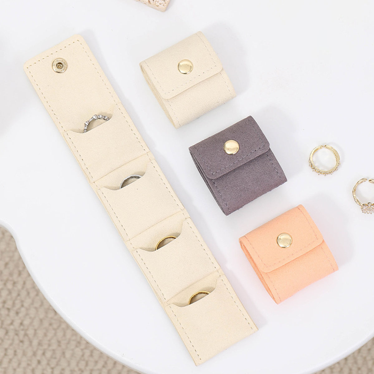 Portable Multi-pocket Jewelry  - Travel Accessories Gifts 评论和价格