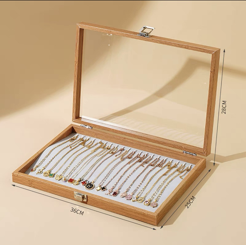 Wood Jewelry Box For Wedding M - Accessories Travel Jewelry Box 评论和价格