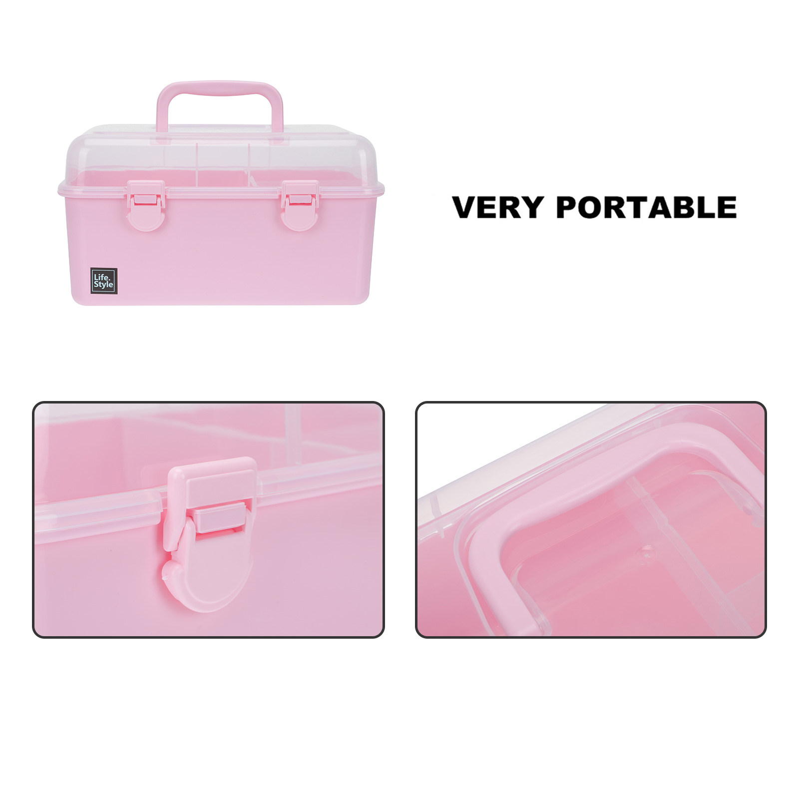 1Pcs Two-Level Hair Accessory  - Accessories Travel Jewelry Box 评论和价格