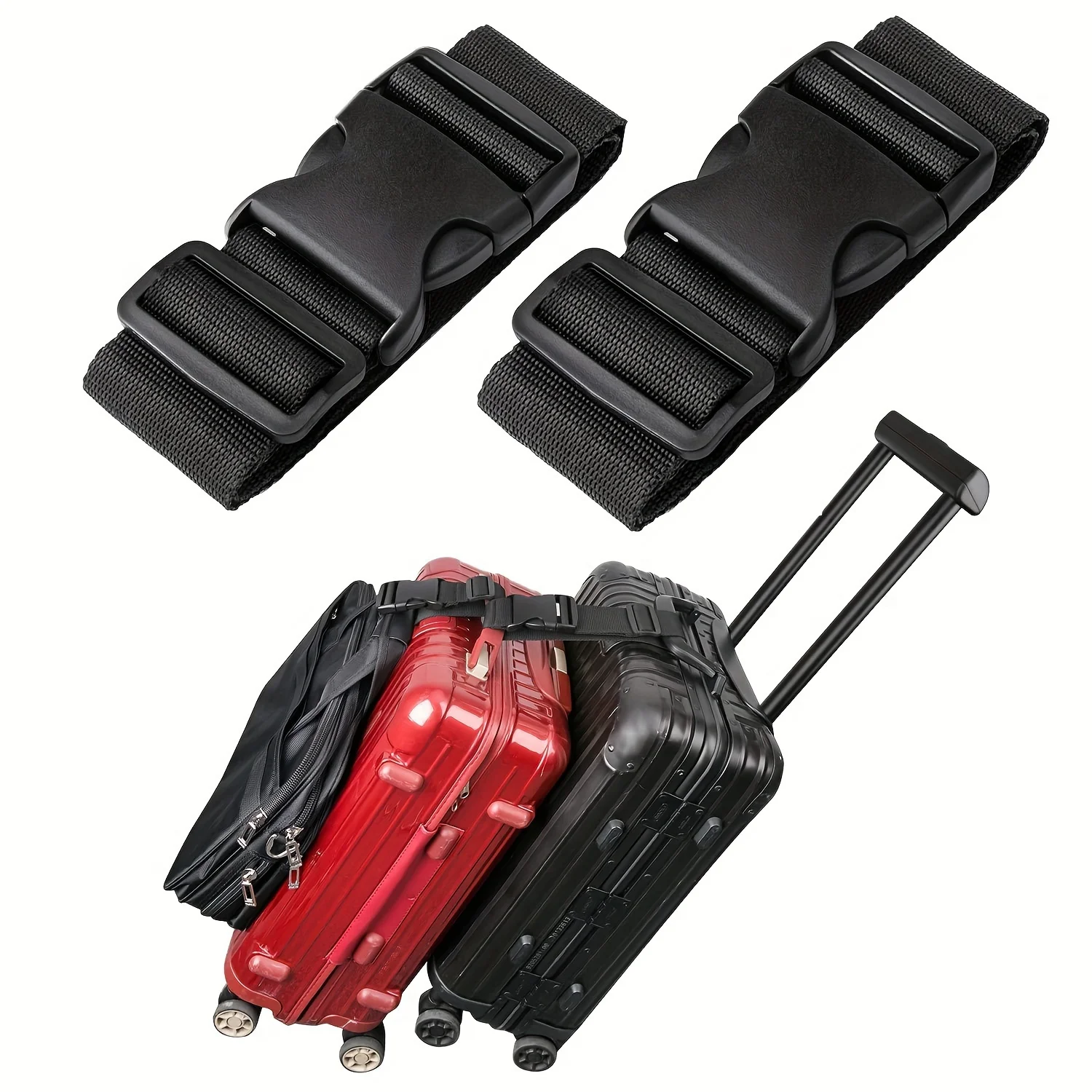 1pc Simple Adjustable Luggage  - Travel Accessories Luggage Straps 评论和价格