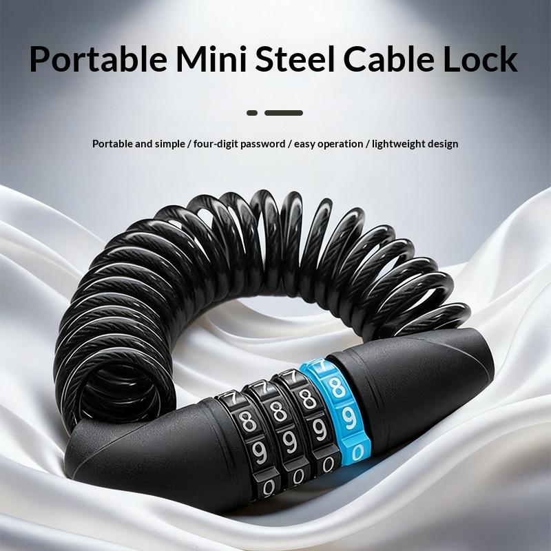 New Motorcycle Bicycle Anti-Th - Cable Lock Combination 评论和价格