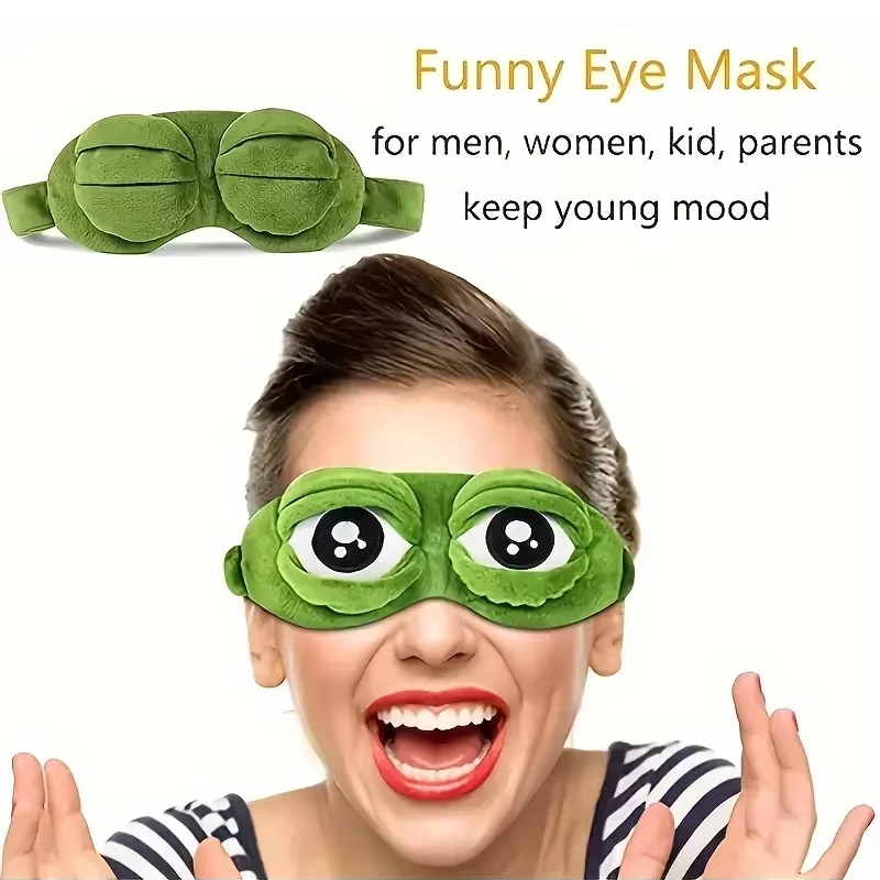 Frog Shaped Eye Mask Party Gam - Travel Accessories Gifts 评论和价格