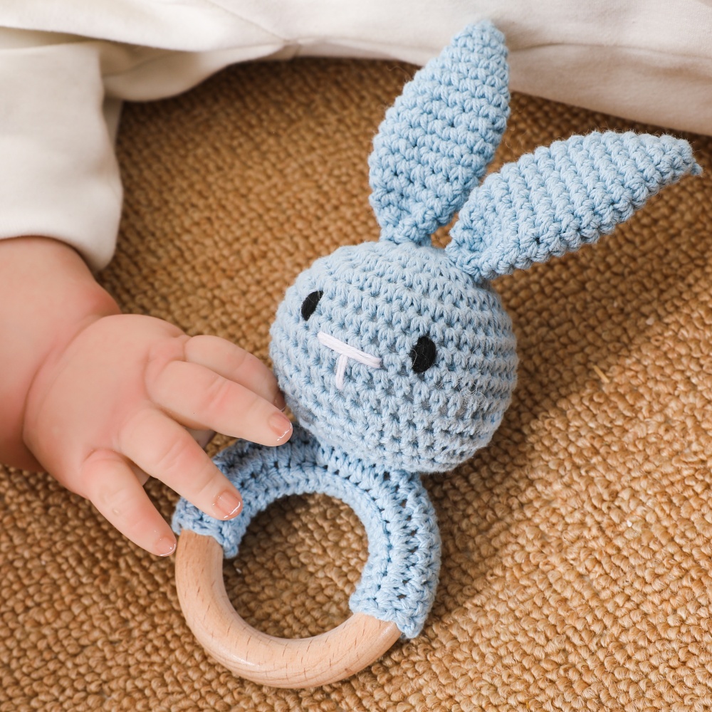 Wooden Baby Rattle Toy Handmad - Travel Accessories For 2 Year Old 评论和价格