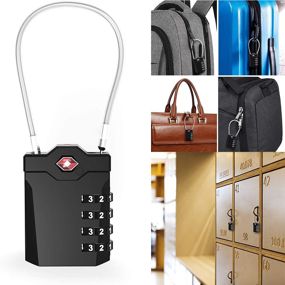High Security Cable Luggage Lo - Cable Lock Combination 评论和价格