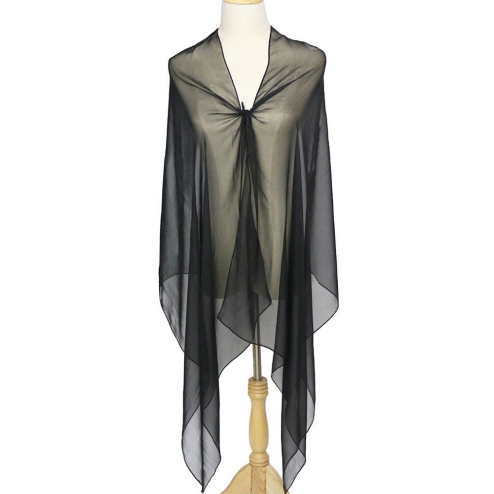 Solid Color Sunscreen Scarf Bl - Travel Accessories Present 评论和价格
