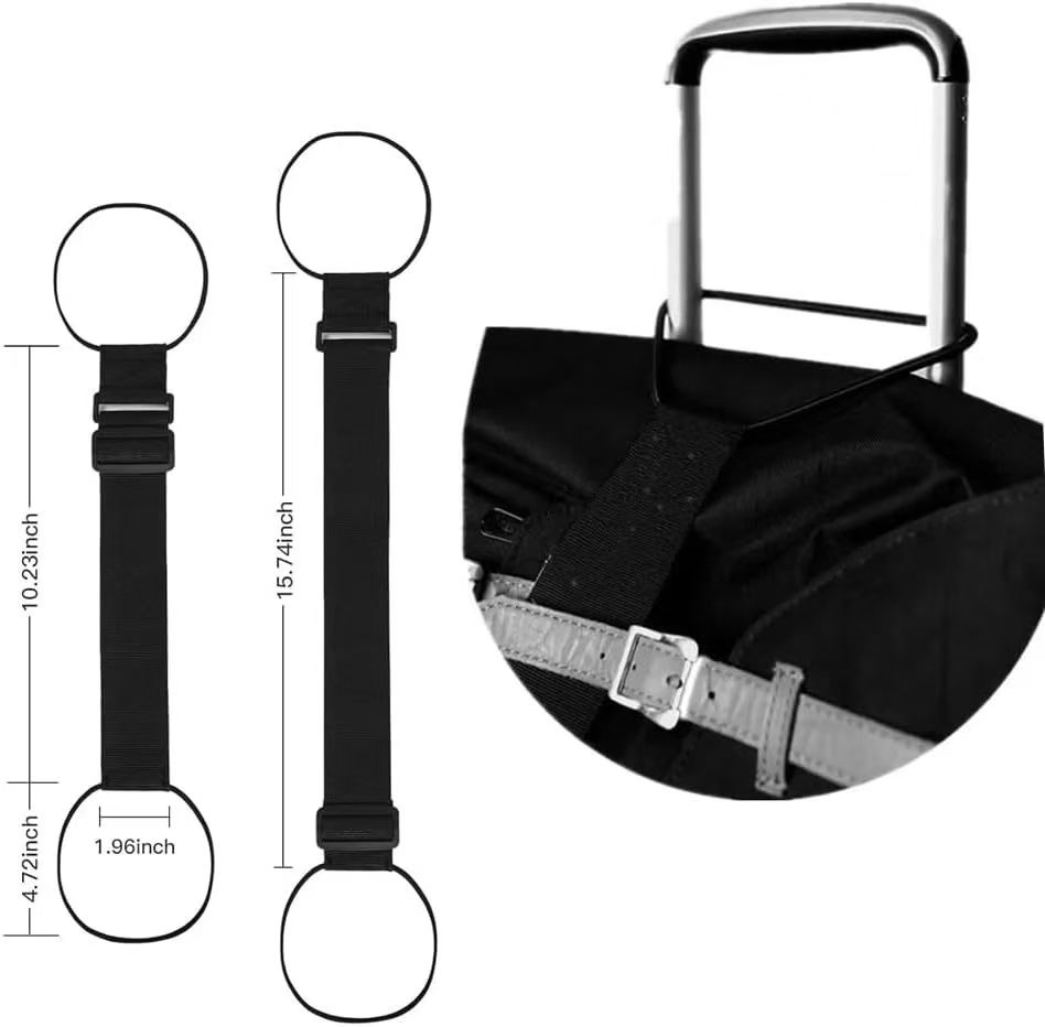 Adjustable Luggage Strap Trave - Travel Accessories Luggage Straps 评论和价格