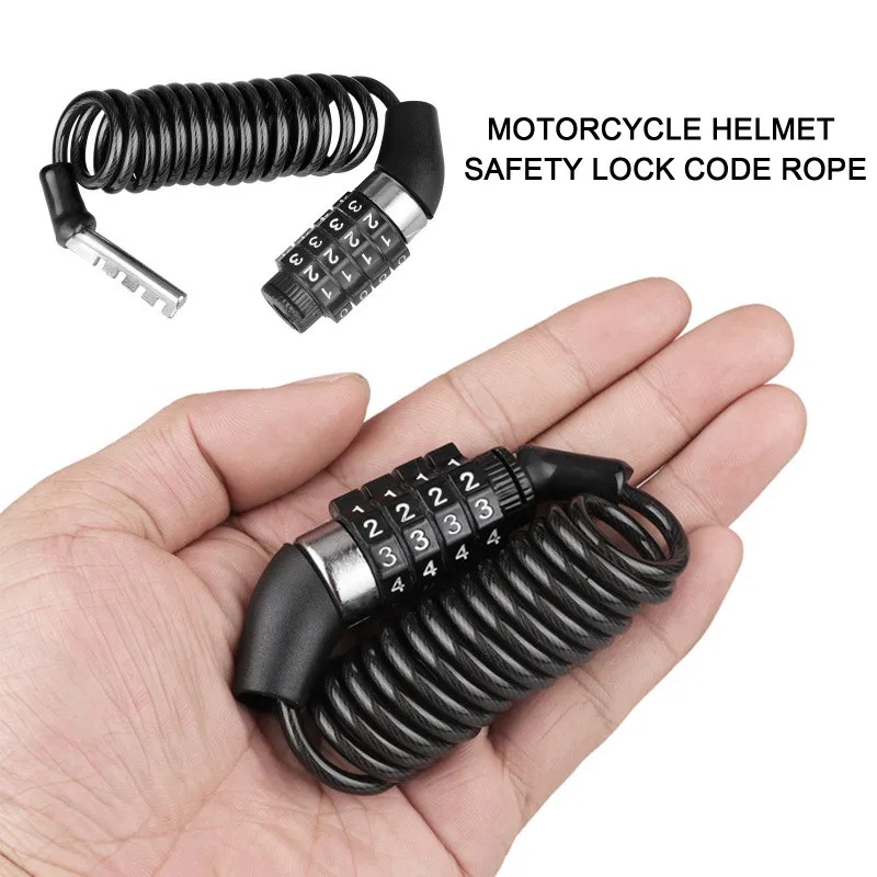 Motorcycle Bicycle Anti-Theft  - Cable Lock Combination 评论和价格