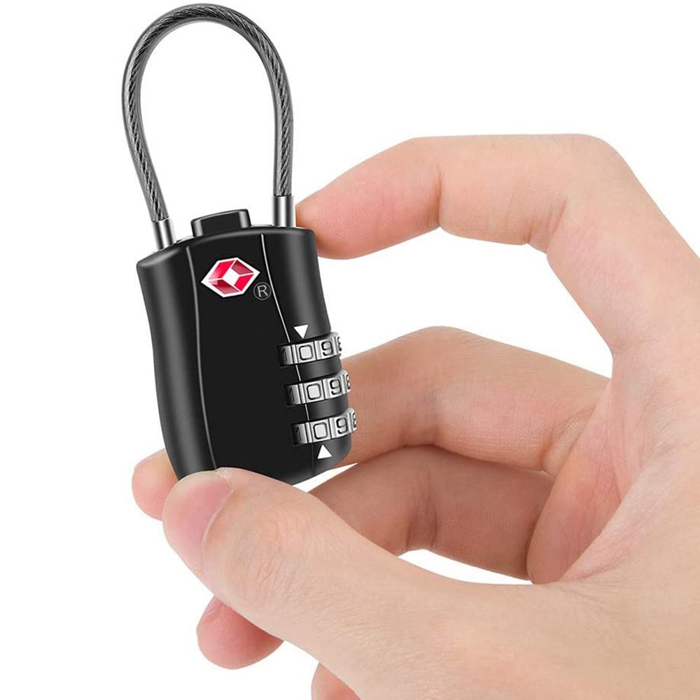 Waterproof Small Padlock Cable - Cable Lock Combination 评论和价格