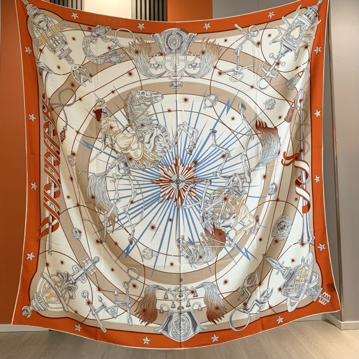 Luxury Brand Scarf Large Silk  - Travel Accessories Brand 评论和价格