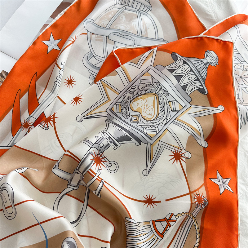 Luxury Brand Scarf Large Silk  - Travel Accessories Brand 评论和价格