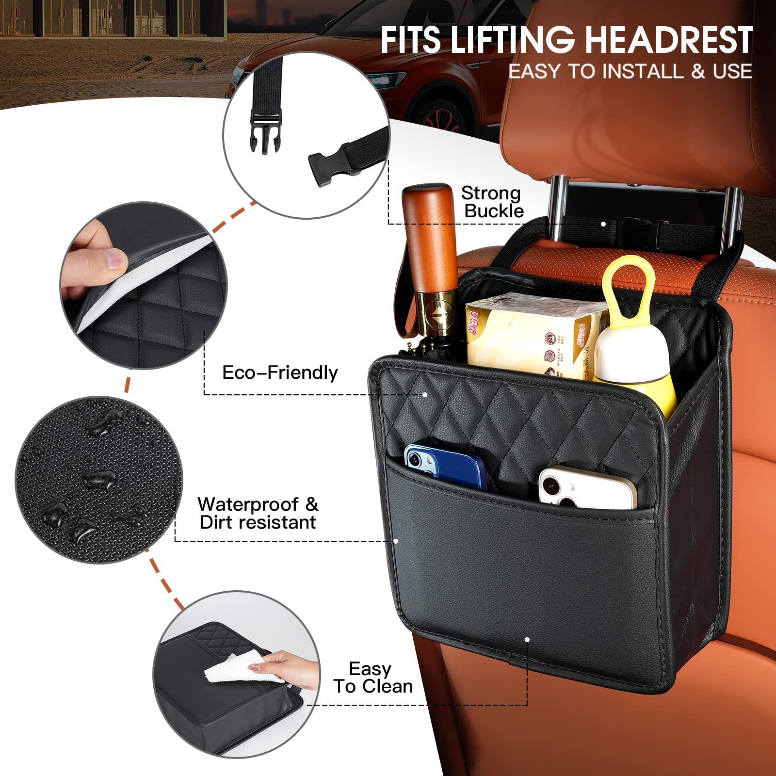 Hanging Storage Pocket Automot - Travel Accessories Essentials 评论和价格