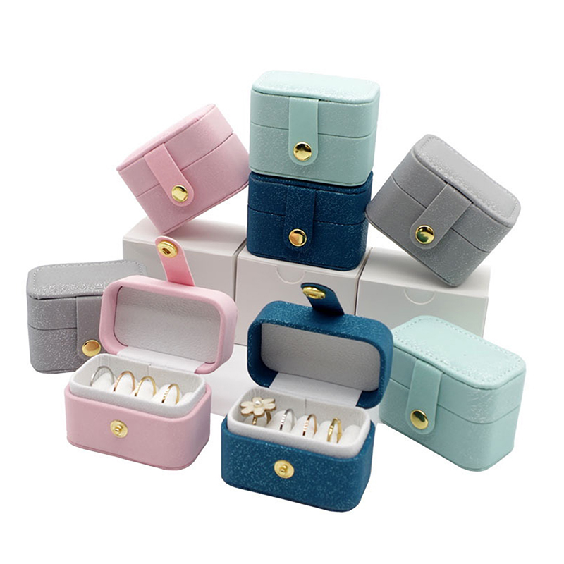 PU Leather Portable Jewelry Bo - Accessories Travel Jewelry Box 评论和价格