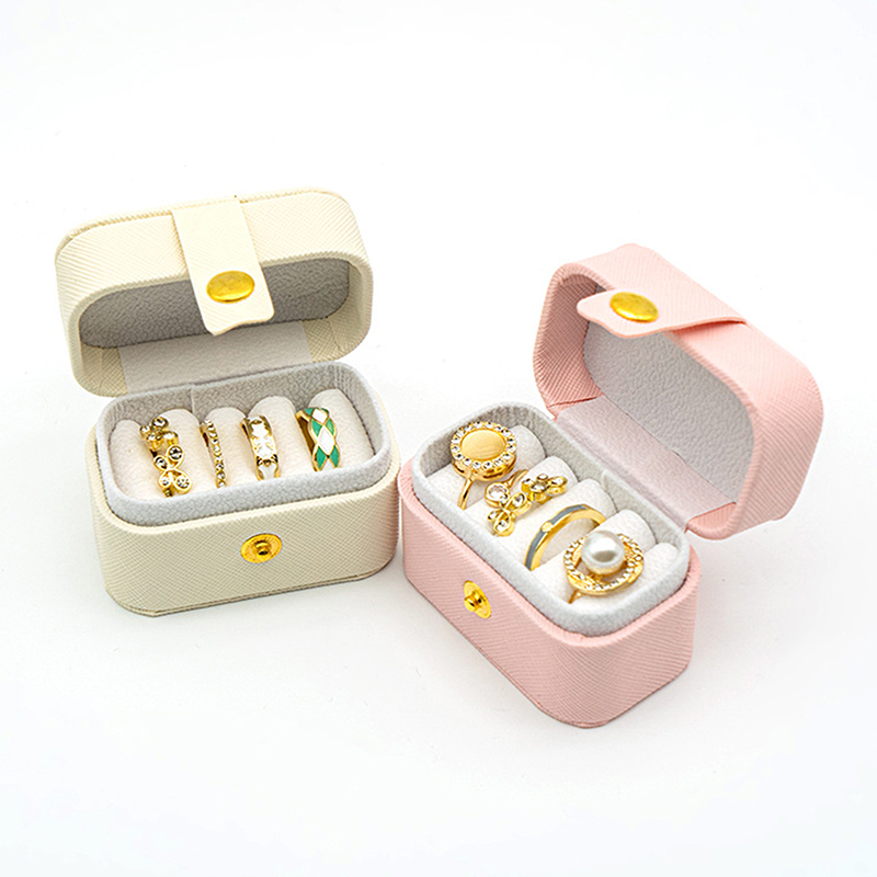 PU Leather Portable Jewelry Bo - Accessories Travel Jewelry Box 评论和价格