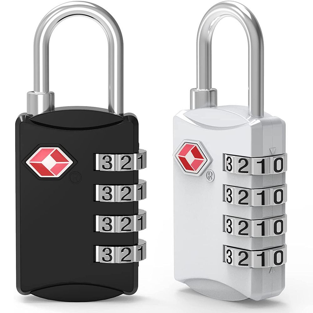 Waterproof Small Padlock Porta - Cable Lock Combination 评论和价格