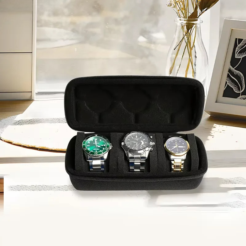 Travel Case for Watch with 3 S - Accessories Travel Jewelry Box 评论和价格