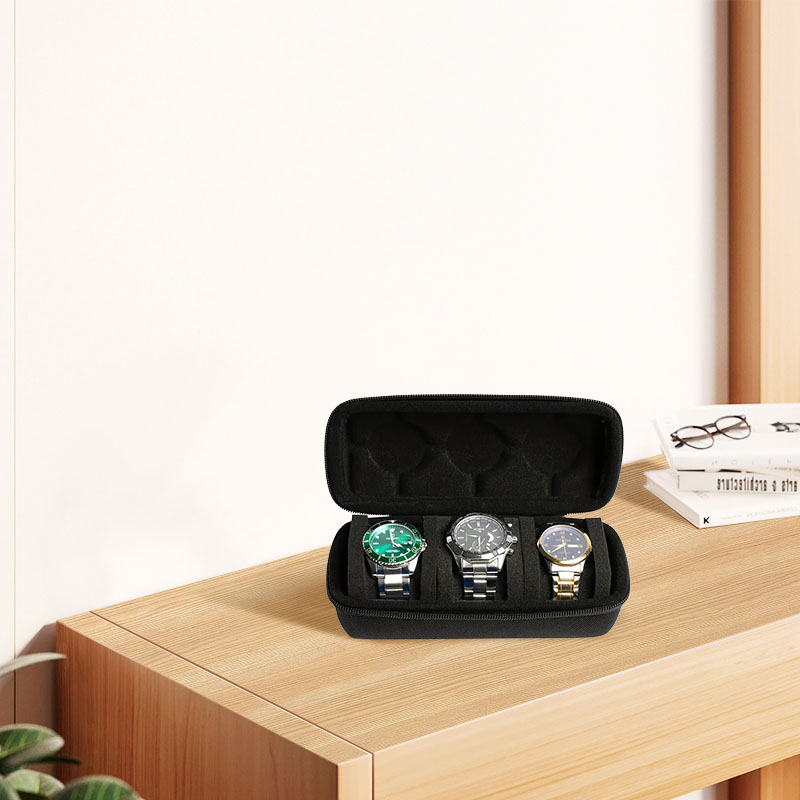 Travel Case for Watch with 3 S - Accessories Travel Jewelry Box 评论和价格
