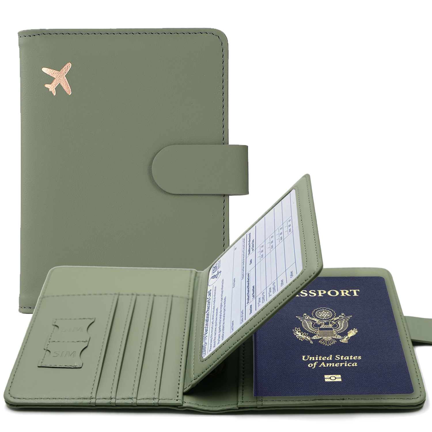 RFID Passport Cover Case Passp - Travel Accessories For Plane 评论和价格