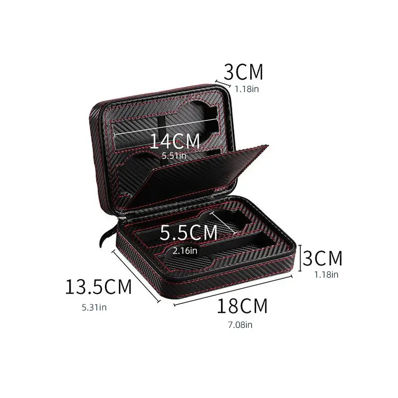 4-Slot Portable Watch Storage  - Accessories Travel Jewelry Box 评论和价格