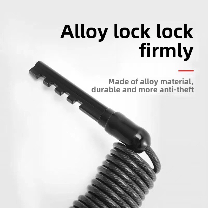 For Motorcycle Bicycle Anti-Th - Cable Lock Combination 评论和价格