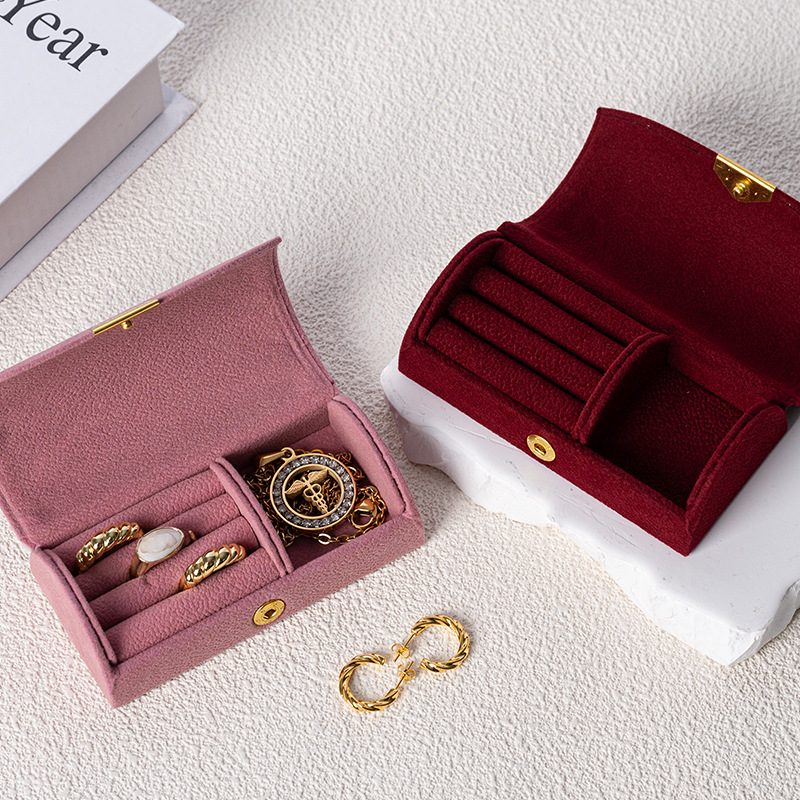 Arched Portable Jewelry Storag - Accessories Travel Jewelry Box 评论和价格