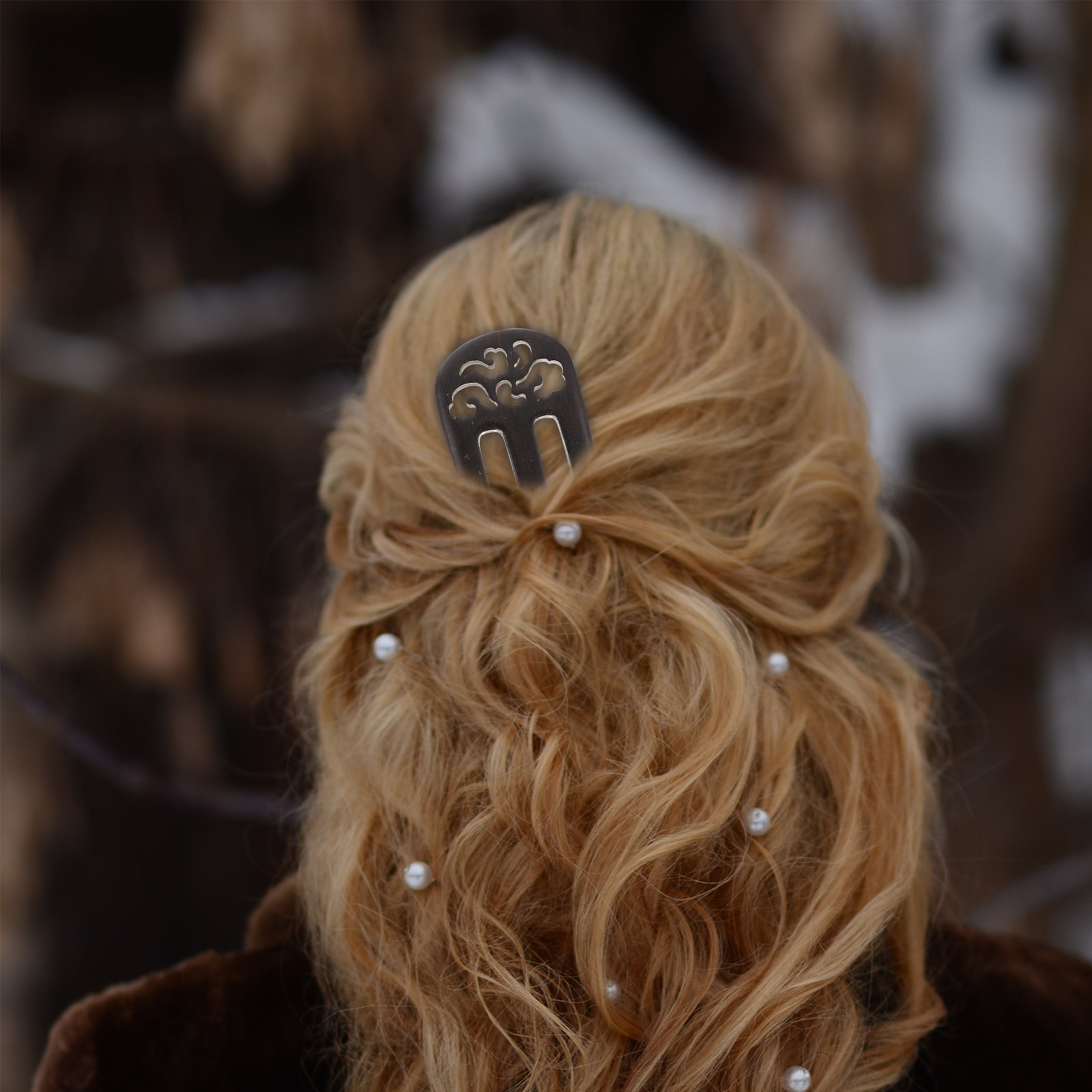 Vintage Style Hairpin Set Wood - Travel Accessories Present 评论和价格