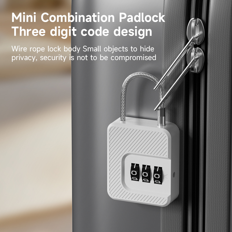 Mini 3 Digit Steel Cable Combi - Cable Lock Combination 评论和价格