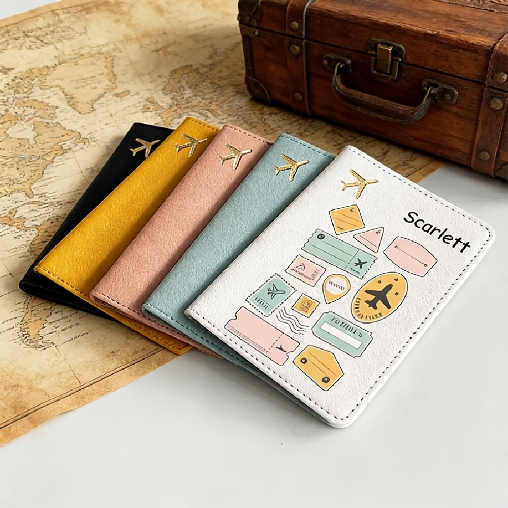 Custom Name & Initial Passport - Travel Accessories For Plane 评论和价格