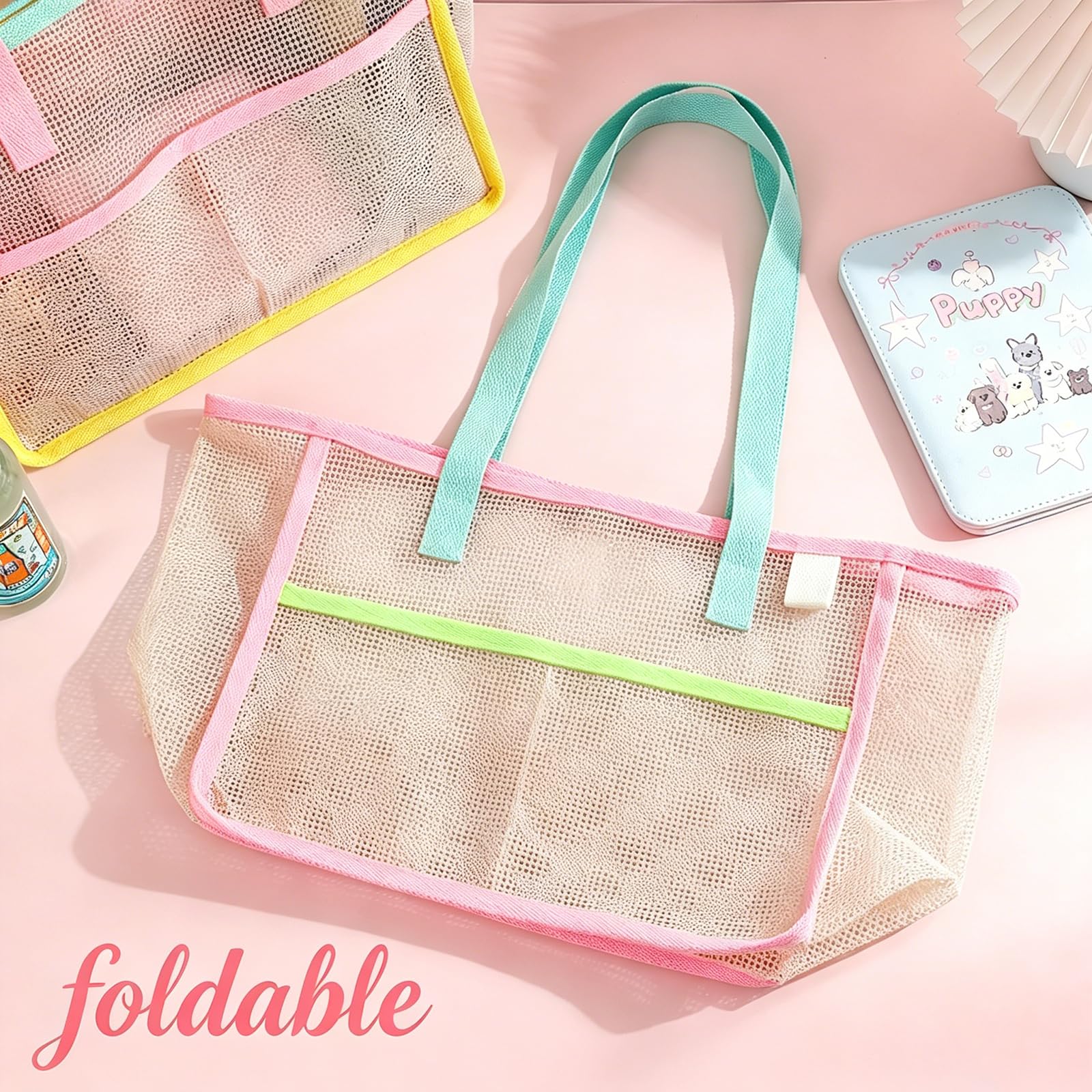 Beach Bags for Women Colorful  - Travel Accessories Gifts 评论和价格