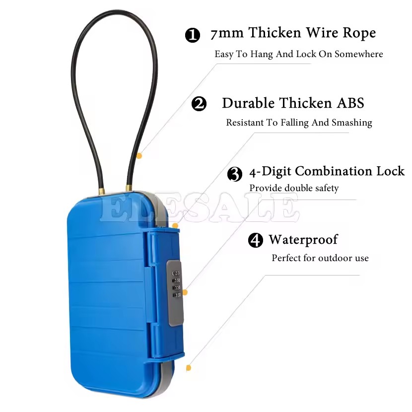 Creative Portable 4-digit Comb - Cable Lock Combination 评论和价格