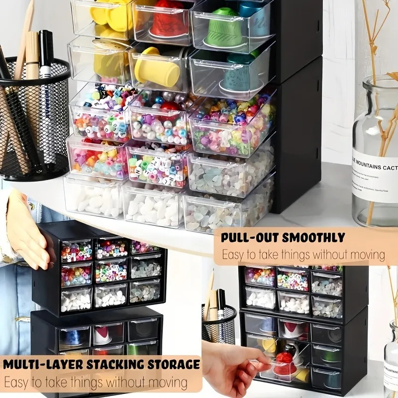 1pc Dustproof Multi-Grid Deskt - Accessories Travel Jewelry Box 评论和价格