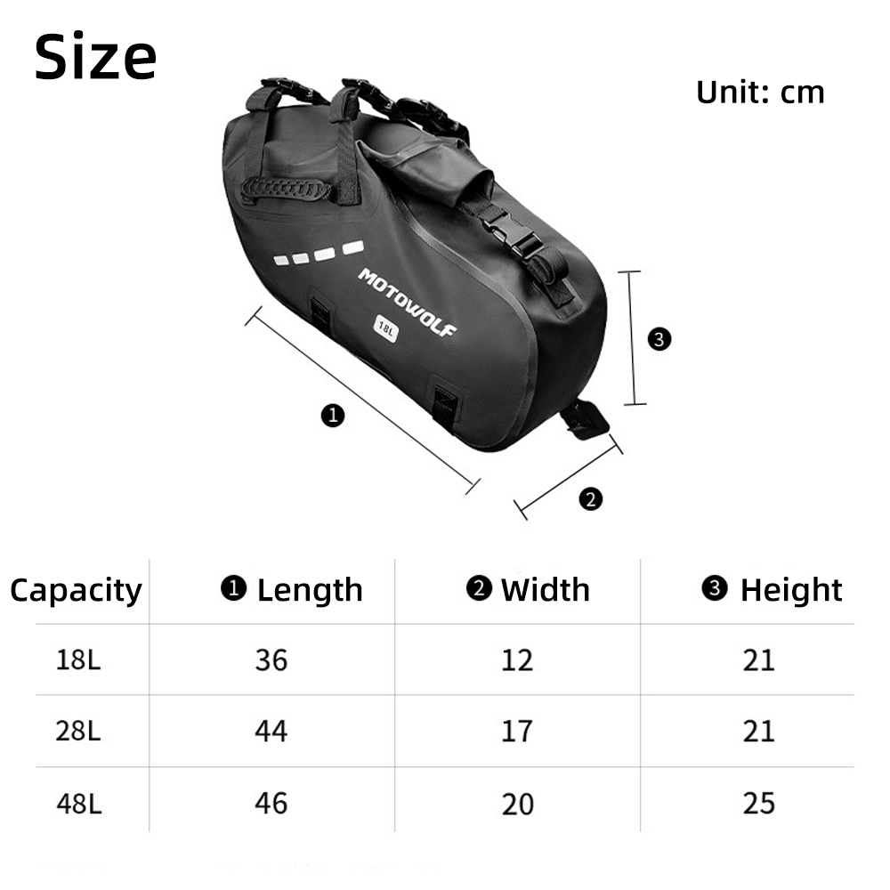 Waterproof Motorcycle Saddle B - Travel Accessories Logo 评论和价格