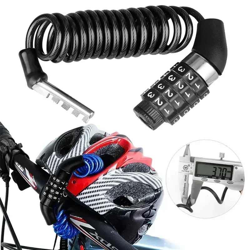 4-digit password anti-theft co - Cable Lock Combination 评论和价格