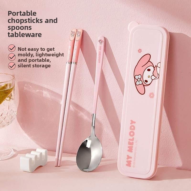 Cute Cartoon Kawaii Skull Bow  - Travel Accessories Gift Set 评论和价格