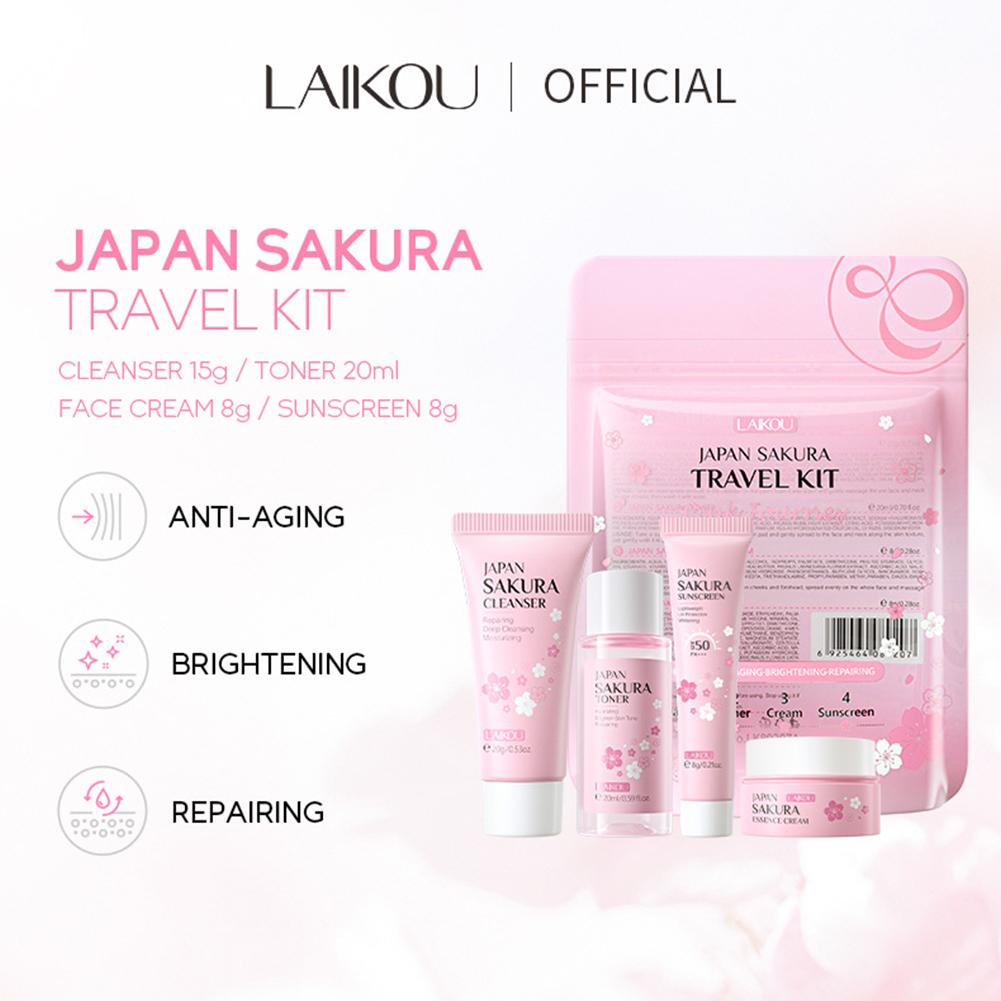 Sakura Skin Care Set facial Cl - Travel Accessories Gifts 评论和价格