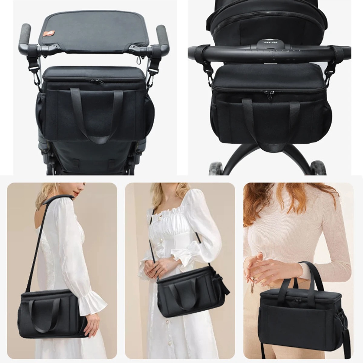Stroller Organizer Bags Mummy  - Travel Accessories For 2 Year Old 评论和价格